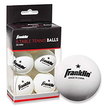 【中古】【輸入品・未使用】Franklin Sports 57100 1スター卓球ボール (6個入り) 38mm