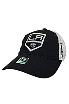 【中古】【輸入品・未使用】Reebok ロサンゼルス・キングス NHL アイスドメッシュバック フレックスキャップ Large/X-Large