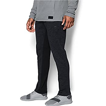 【中古】【インポート品・未当て嵌める】アンダーアーマー（アンダーアーマー） ＵＡ ＢＡＳＥＬＩＮＥ ＴＡＰＥＲＥＤ ＰＡＮＴ （黒いこと×薄墨色/Ｌ）