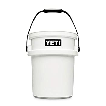 【中古】【輸入品・未使用】YETI Loadout Impact Resistant Fishing/Utility Bucket with Hefty Hauler Handle / White