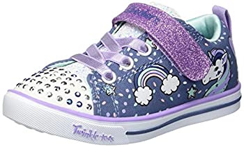 【中古】【輸入品・未使用】Skechers ユニ 子供用 スパークルライトユニコーンクレイズスニーカー%ｶﾝﾏ% デニム/ラベンダー。%ｶﾝﾏ% 3 Little Kid