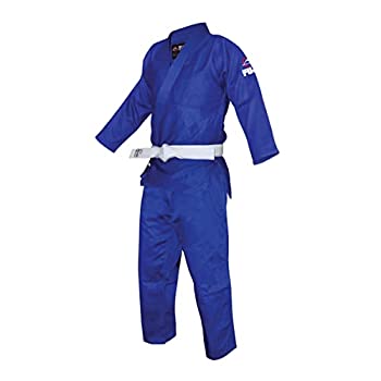 【中古】【輸入品・未使用】(Size 000) - Fuji Single Weave Judo%ｶﾝﾏ% Blue