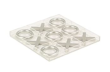【中古】【輸入品・未使用】Deco 79 77627 Tic Tac Toe%ｶﾝﾏ% シルバー