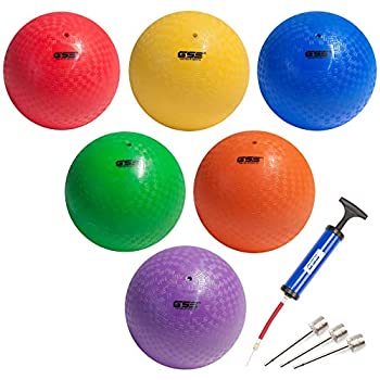 【中古】【輸入品・未使用】GSE Games & Sports Expert 8.5インチ クラシック 空気注入式 プレイグラウンドボール (6色展開)