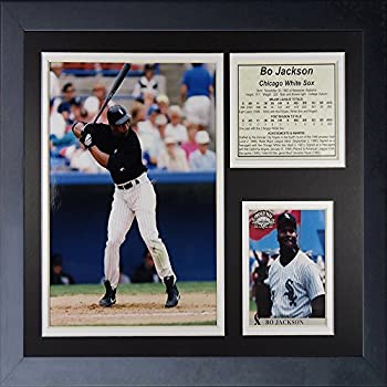 【中古】【輸入品・未使用】Legends Never Die %ﾀﾞﾌﾞﾙｸｫｰﾃ% Bo JacksonホワイトSoxインチフレーム写真コラージュ、11?x 14インチ