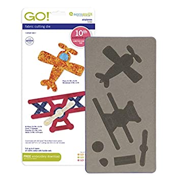【中古】【インポート品・未当て嵌める】AccuQuilt GO! Airplanes Die