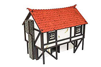 【中古】【輸入品・未使用】War World Gaming 中世の町 ベーカーハウス - 28mm ファンタジー・ウォーガメ・テレーンモデル ジオラマ