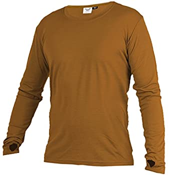 【中古】【インポート品・未当てはめる】Merino 365 ニュージーランド 100% メリノ 長袖 ベースレイヤー 総締め繰り返し付き添い人 - 色と大いさを選りすぐる XX-Large 赤銅色