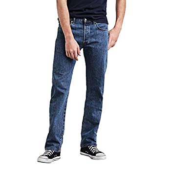 【中古】【輸入品・未使用】[Levi's] ジーンズ 501オリジナルフィットジーンズ メンズ 00501-0193 Mストーンウォッシュ 33W x 32L