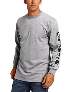 【中古】【輸入品・未使用】Carhartt メンズ ビッグ&トール シグネチャー スリーブ ロゴ 長袖Tシャツ US サイズ: X-Large Tall カラー: グレー