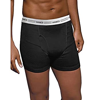 【中古】【輸入品・未使用】Hanes 312HNBX4 Mens Tagless Boxer Briefs With Comfort Flex Waistband Size 3 Extra Large, Black & Grey - Pack 4|スカイマーケットプラス