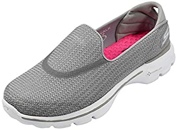 【中古】【インポート品・未当て嵌める】Skechers Performance レディース Go Walk 3 スリップオンウォーキングシューズ US 大きさ: 24.5 色つや: 薄墨色