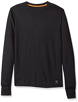 【中古】【インポート品・未当て嵌める】Carhartt メンズ ベースフォース エクストリーム防寒 労働者の一団素っ首 トレーナー US 大きさ: Small 色つや: 黒いこと