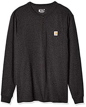 【中古】【輸入品・未使用】Carhartt Men's Workwear Pocket Long Sleeve Henley%ｶﾝﾏ% Carbon Heather%ｶﾝﾏ% X-Large