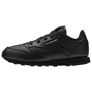 【中古】【インポート品・未当て嵌める】Reebok リトルキッドクラシックレザースニーカー US 大きさ: 2.5 Little Kid 色つや: 黒いこと