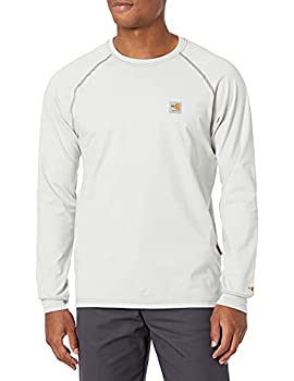 【中古】【インポート品・未当て嵌める】Carhartt Men\u0027s Flame-Resistant Force Long Sleeve T-Shirt Class 3%ｶﾝﾏ% Light Gray%ｶﾝﾏ% X-Large