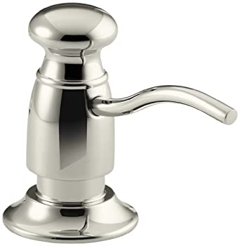 【中古】【輸入品・未使用】KOHLER K-1894-C-SN Soap or Lotion Dispenser with Traditional Design (Clam Shell Packed)%ｶﾝﾏ% Vibrant Polished Nickel