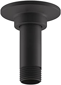 【中古】【インポート品・未当て嵌める】Kohler 7396-BL シャワー手とフランジ つや消し黒いこと