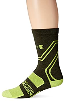 【中古】【輸入品・未使用】Under Armour Men's Scent Control Cushion Crew Socks%ｶﾝﾏ% Rifle Green/Velocity Green%ｶﾝﾏ% Medium｜スカイマーケットプラス