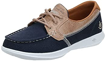 【中古】【輸入品・未使用】Skechers レディース Go Walk Lite-15430 ボートシューズ US サイズ: 8.5 Wide カラー: ブルー