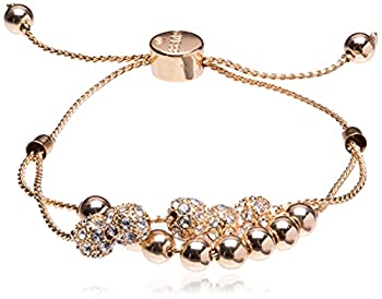【中古】【輸入品・未使用】GUESS レディース 2列ラウンドビーズとファイアボールスライダーブレスレット%ｶﾝﾏ% One Size%ｶﾝﾏ% クリスタル%ｶﾝﾏ%｜スカイマーケットプラス 11,264円