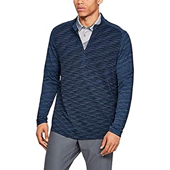 【中古】【インポート品・未当てはめる】Under Armour Tour Tips Seamless 1/2 Zip%ｶﾝﾏ% Petrol Blue//Meso White%ｶﾝﾏ% Medium
