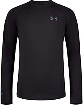【中古】【インポート品・未当てはめる】Under Armour ボーイズ ビッグ相応う 労働者の一団のど首 US 大いさ: YLG 色合い: 黒いこと