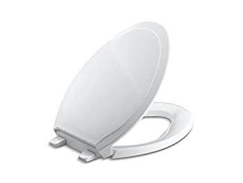 【中古】【輸入品・未使用】Kohler K-4734-0 Rutledge Quiet-close With Grip-tight Bumpers Elongated Toilet｜スカイマーケットプラス 33,708円