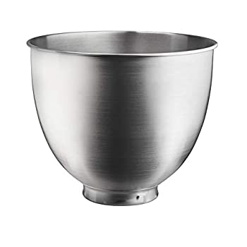 【中古】【輸入品・未使用】KitchenAid 3.5クォート つや消しボウル ステンレススチール クォート メタリック