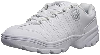 【中古】【輸入品・未使用】[ケースイス] Mens Fashion-Sneakers White Silver Size 8.5