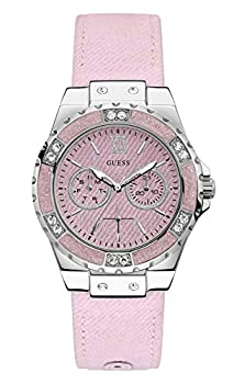 【中古】【輸入品・未使用】Guess Women Limelight U0775L15 Silver Nylon Quartz Fashion Watch