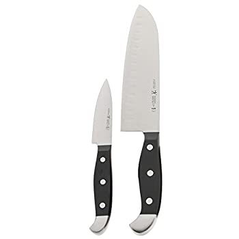 【中古】【輸入品・未使用】HENCKELS ステートメント アジアンナイフセット 2ピース ブラック/ステンレススチール