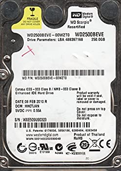 【中古】【輸入品・未使用】wd2500beve-00wzt0、DCM hhctjan、Westernデジタル250?GB IDE 2.5ハードドライブ|スカイマーケットプラス