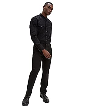 【中古】【輸入品・未使用】Levi's メンズ 514 ストレートフィット ストレッチモーションジーンズ、ネイティブカリブラックデニム、34x29