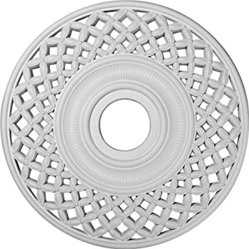 【中古】【輸入品・未使用】Ekena Millwork cm22rbacs 22?OD X 4?3?/4?%ﾀﾞﾌﾞﾙｸｫｰﾃ% ID X 1?Pロビン天井Medallion (Fits Canopies up to 6?1?/4?%ﾀﾞﾌﾞﾙｸｫｰﾃ%、アンティーク銅