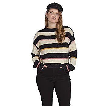 【中古】【インポート品・未当て嵌める】Volcom Women\u0027s Madame Boxy Plus Size Sweater%ｶﾝﾏ% Black Combo%ｶﾝﾏ% 22 バッグ・小物・ブランド雑貨-その他