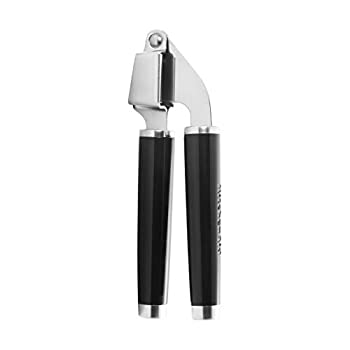 【中古】【インポート品・未当て嵌める】KitchenAid クラシックガーリックプレス 一大きさ 黒いこと