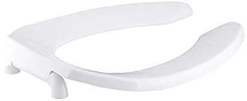 【中古】【輸入品・未使用】(White) - KOHLER K-4670-C-0 Lustra Elongated Toilet Seat with Cheque Hinge%カンマ% White|スカイマーケットプラス