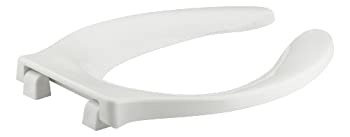 【中古】【輸入品・未使用】Kohler k-4731-ca-0?Stronghold細長いToilet Seat withチェックヒンジと抗菌エージェント、ホワイト