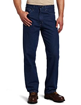 【中古】【輸入品・未使用】(カーハート) Carhartt シグネチャーデニムジーンズ リラックスフィット 難燃性 メンズ US サイズ: 35W x 32L カラー: ブルー