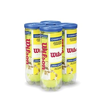 【中古】【インポート品・未当て嵌める】Wilson Champ Hi-Alt 庭球どんぶり鉢 - 4缶容器に並べる