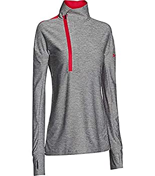 【中古】【輸入品・未使用】Under Armour Women's Hotshot 1/2 Zip (Small%ｶﾝﾏ% Red-True Gray Heather)｜スカイマーケットプラス