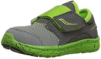 【中古】【輸入品・未使用】Saucony Baby Kineta A/C Running Shoe (Toddler)%ｶﾝﾏ% Grey/Green%ｶﾝﾏ% 4 M US Toddler｜スカイマーケットプラス