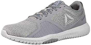 【中古】【インポート品・未当て嵌める】Reebok メンズ Flexagon Force 差し交わす調教師 メルコールドグレー/しろがね色/黒いこと US 大きさ: 14 色つや: 薄墨色