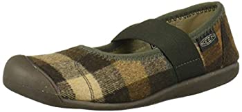 【中古】【輸入品・未使用】KEEN (キーン) レディース シエナ MJ 格子柄 メリージェーン フラット%ｶﾝﾏ% ブラウン/クライミング アイビー%ｶﾝﾏ% 10