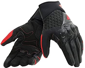 【中古】【インポート品・未当て嵌める】Dainese X-Moto なめし革/布切れ 自動自転車地球儀 - 黒いこと/フロ-赤いこと - XXL