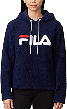 【中古】【輸入品・未使用】Fila レディース Josephine Sherpa クロップパーカー%ｶﾝﾏ% ピーコート(Peacoat)%ｶﾝﾏ% Large