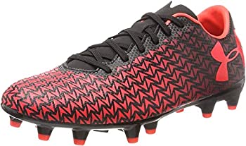 【中古】【輸入品・未使用】Under Armour UA CF Force 3.0 FG ブラック/ホワイト/ネオンコーラル 8.5 D (M)
