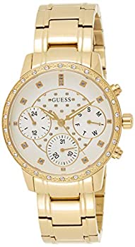 【中古】【インポート品・未当て嵌める】Guess レディース マルチ文字盤 クォーツウォッチ Sunny One Size ゴールド