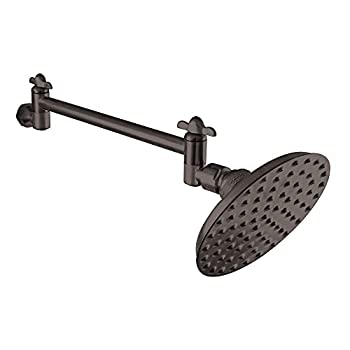 【中古】【輸入品・未使用】Kingston 真鍮製シャワーヘッドと高低調節可能アーム、小売パッケージ入り 5-1/4 inch Diameter CK135K5 1